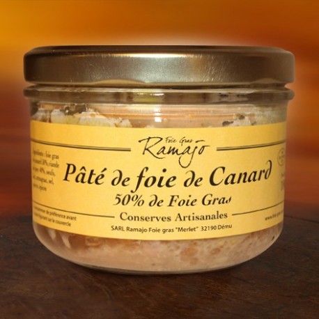 Pâté de foie de canard, 50% de foie gras