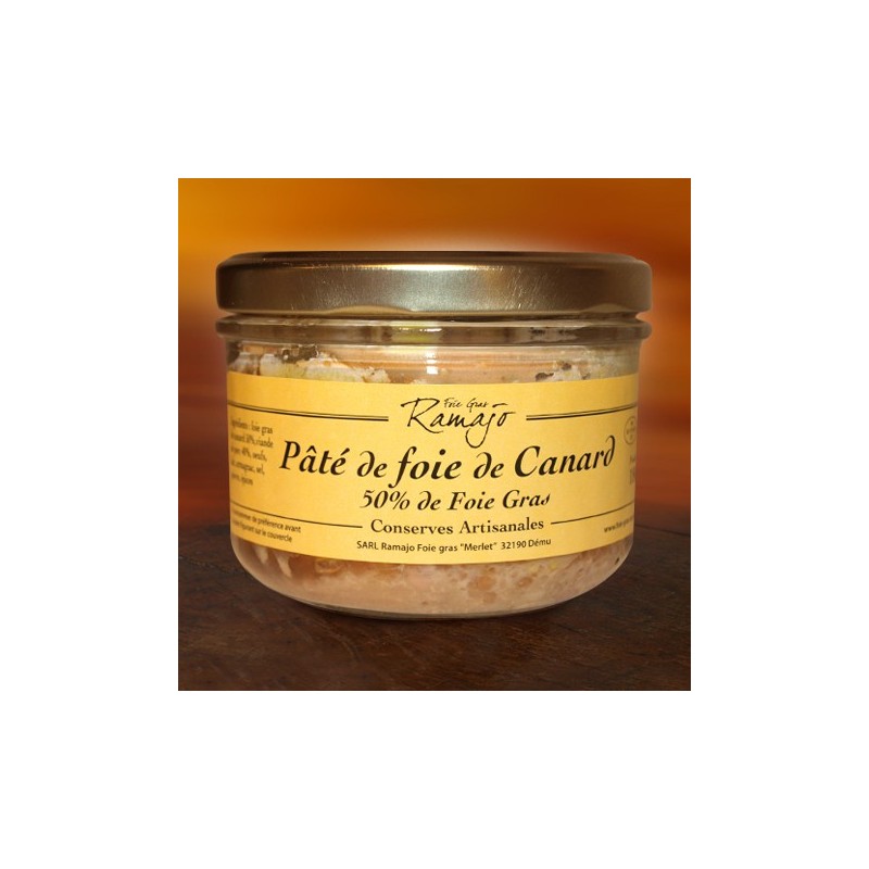 Pâté de foie de canard, 50% de foie gras