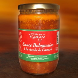 Sauce Bolognaise à la viande de Canard 550g