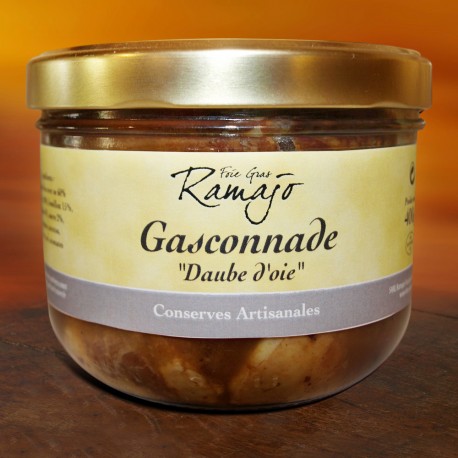 Gasconnade daube d'oie, 1 part 400 g Gasconnade daube d'oie, 1 part 400 g