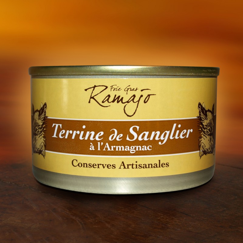 Terrine de sanglier à l'Armagnac 120 g Spécialité du Sud Ouest