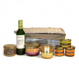 Panier gourmand du Sud-Ouest - Produits salés du Gers - Coffret cadeau