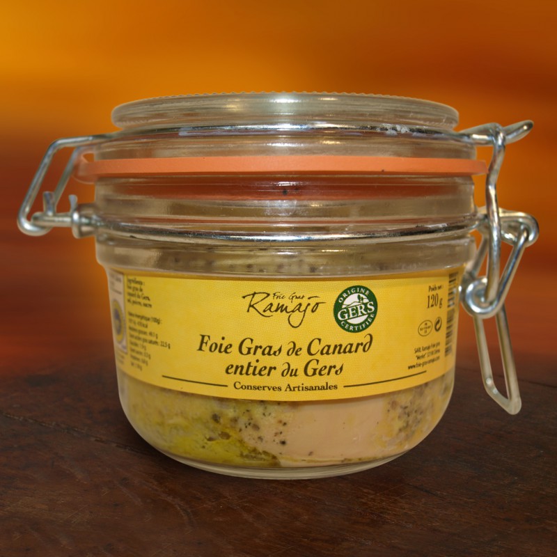 Foie gras de canard entier 120 g