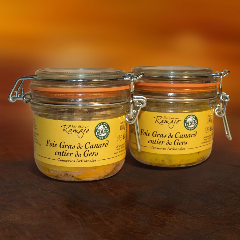 Foie Gras de Canard Entier des Landes Semi-Conserve 180g Lafitte