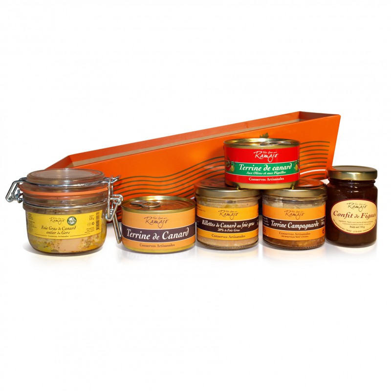 Coffret cadeau autour du foie gras 