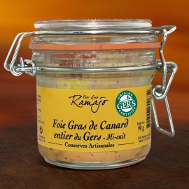 Whole semi-cooked Gers duck foie gras 90 g