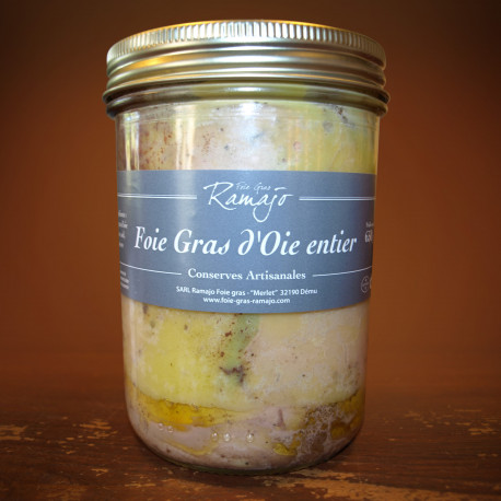 Foie gras d'oie entier 650 g Foie gras d'oie entier 650 g