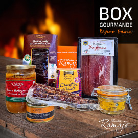 French Box : Cadeau gourmand du Gers, Foie gras de canard et Rillettes