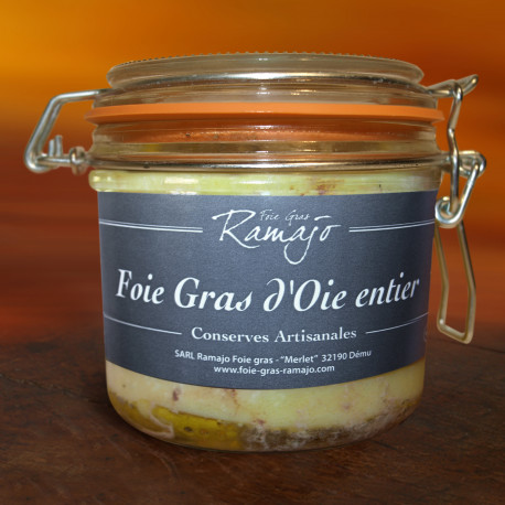 Foie gras d'oie entier en Conserve - Vente en ligne de Foies Gras Oie