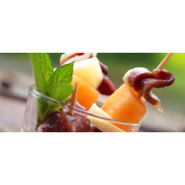 Sliced dried duck breast