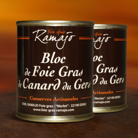 Block of duck foie gras