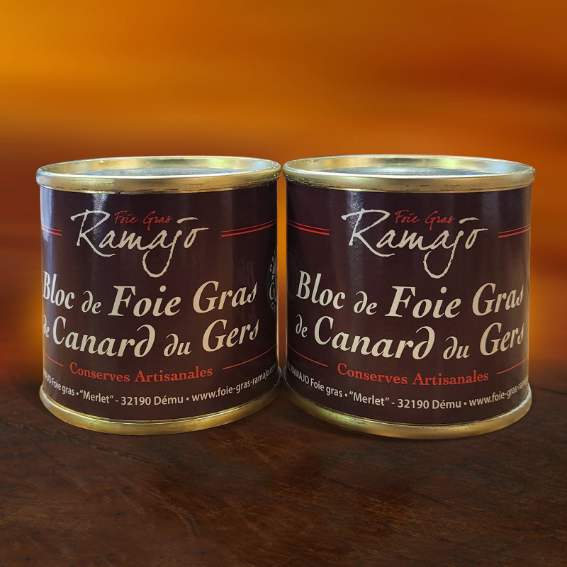 Bloc de foie gras de canard Ramajo
