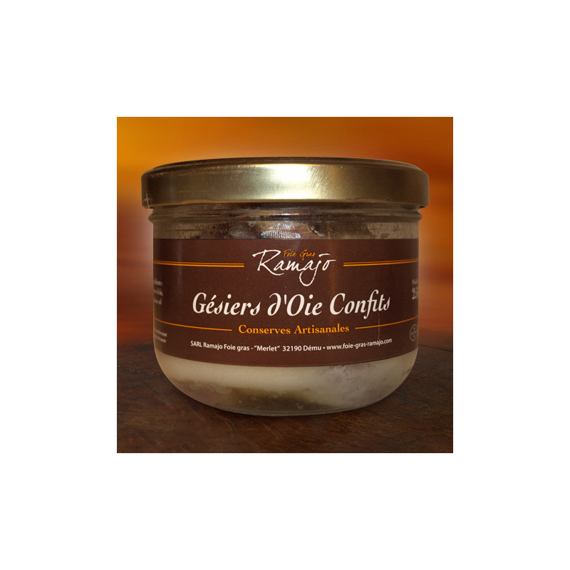Gésiers d oie confits 250 g