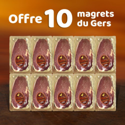 Lot de 10 Magrets de Canard...