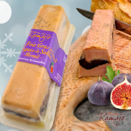 Spécialité de Foie Gras de Canard aux Figues de Sollies mi-cuit 120 g