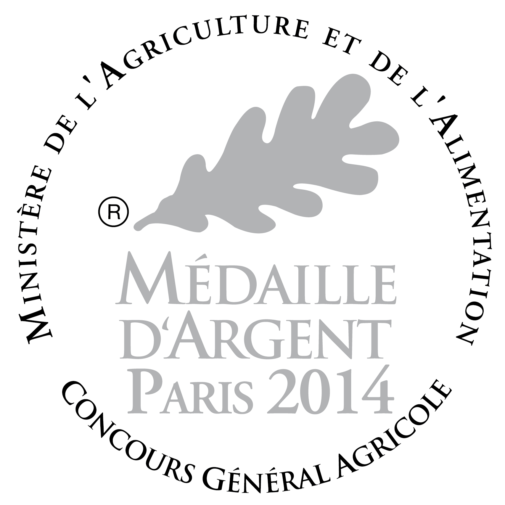 Médaille d'argent, Concours général agricole, Paris 2014