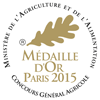 médaille d'or Paris 2015