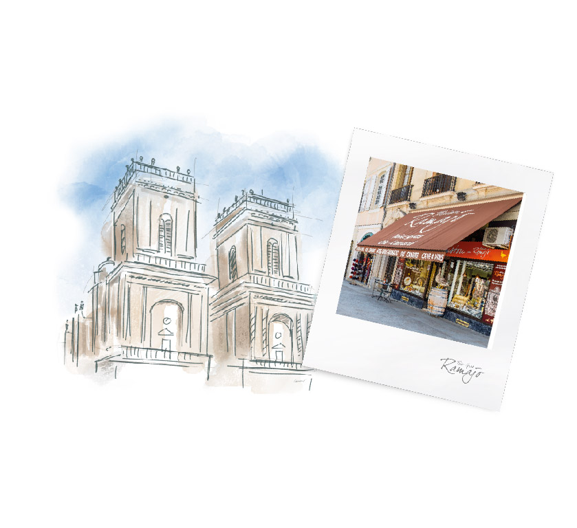 Création de la boutique Ramajo à Auch
place de la cathédrale