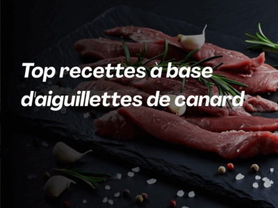 Top 7 recettes françaises savoureuses à base d'aiguillettes de canard