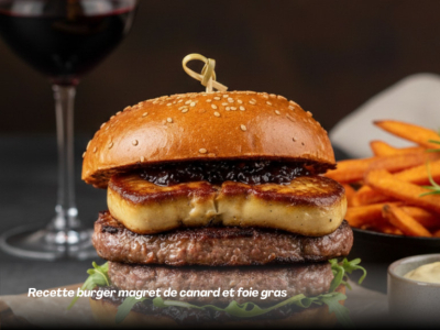 Hamburger au magret et au foie gras de canard façon Maison Ramajo